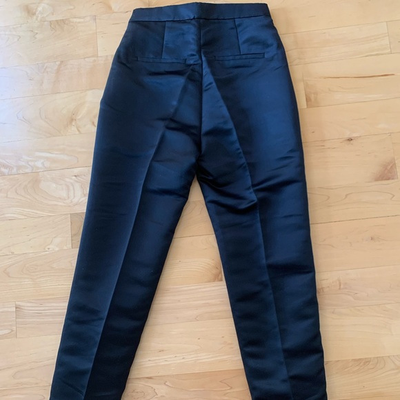 JCrew tuxedo-style satin trousers - Picture 2 of 4